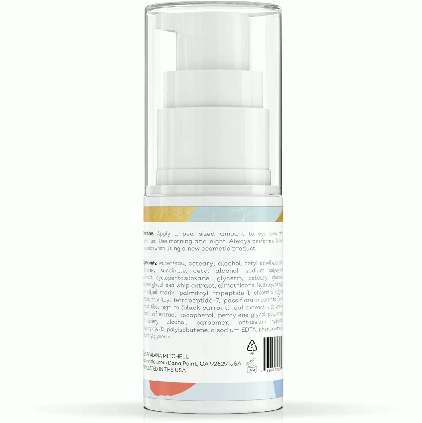 Age-Defying Peptide-Based Under Eye Cream — Hydrated & Firmed Skin 0.5 oz