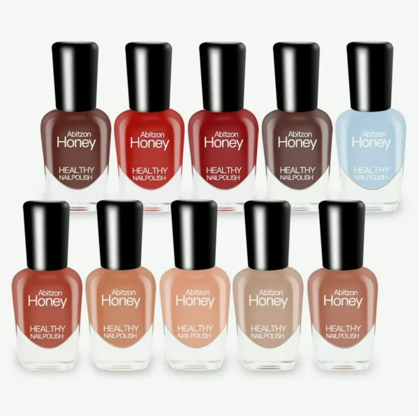 Latest Nail Lacquer Set (Ten Bottles) - Non-Toxic, Quick Dry, Peel Off