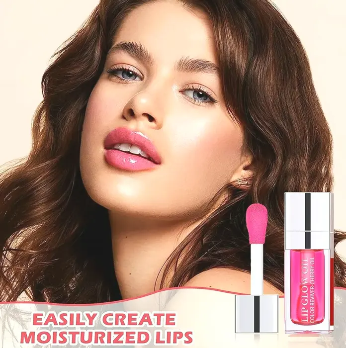 Volumizing Lip Oil with Hydration, Colorful Lip Care