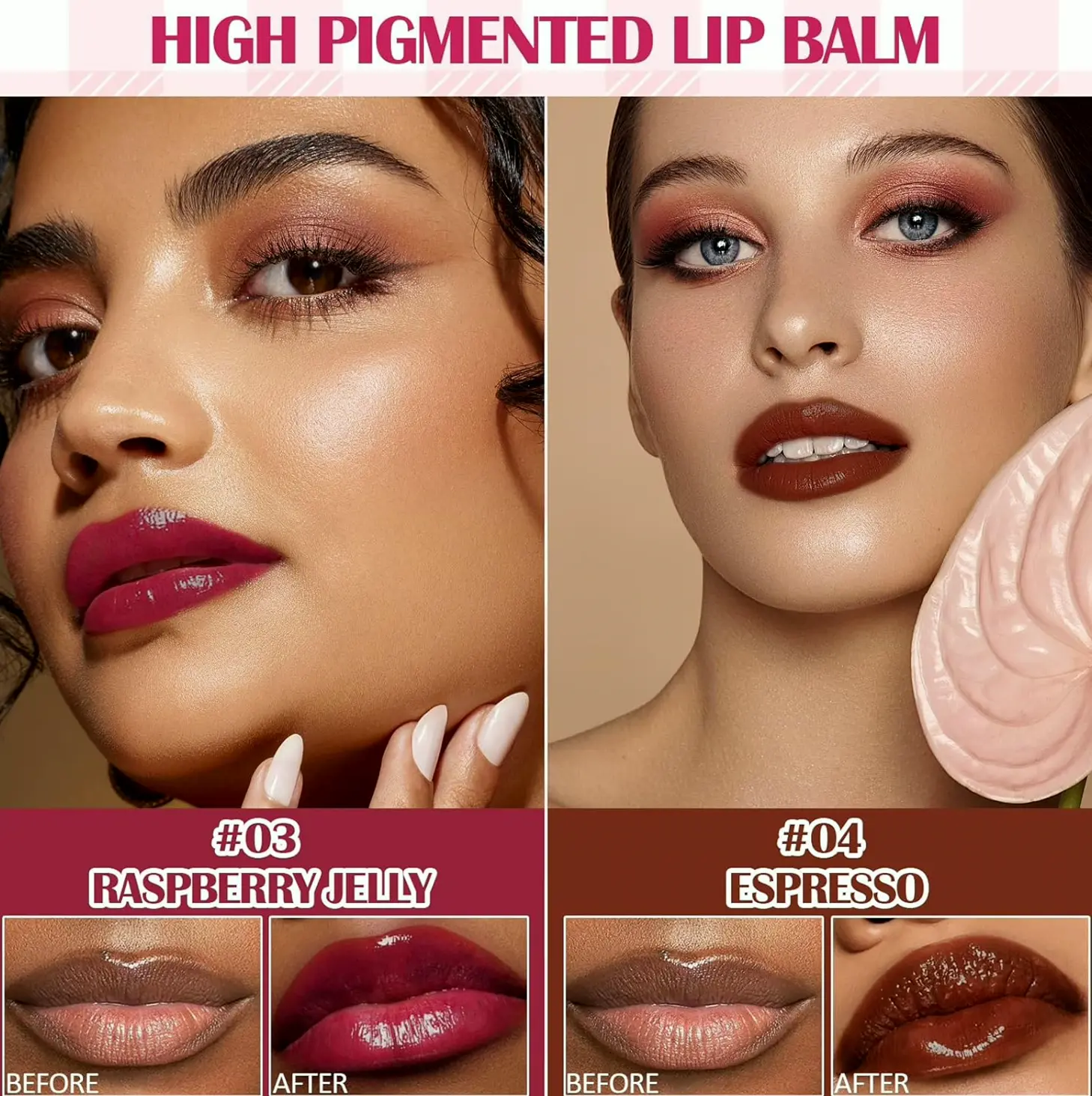 DAGEDA Tri-Color Lip Moisturizer Set