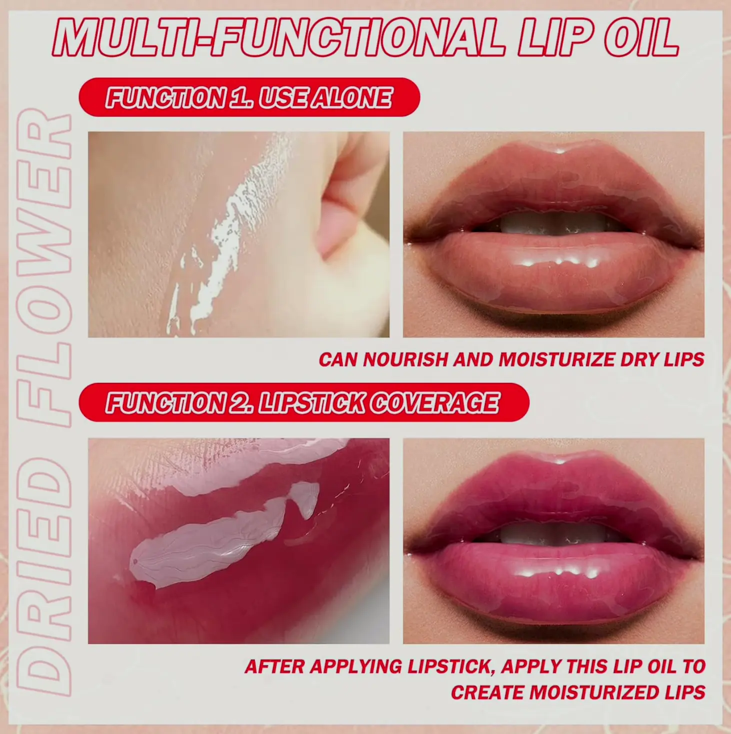 Six-Item Luscious Gloss Collection, Hydrating Clear Lip Shine Treatment