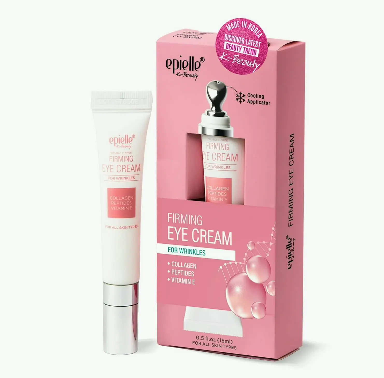 Enhanced Firming Under-Eye Cream Serum with Cooling Tip