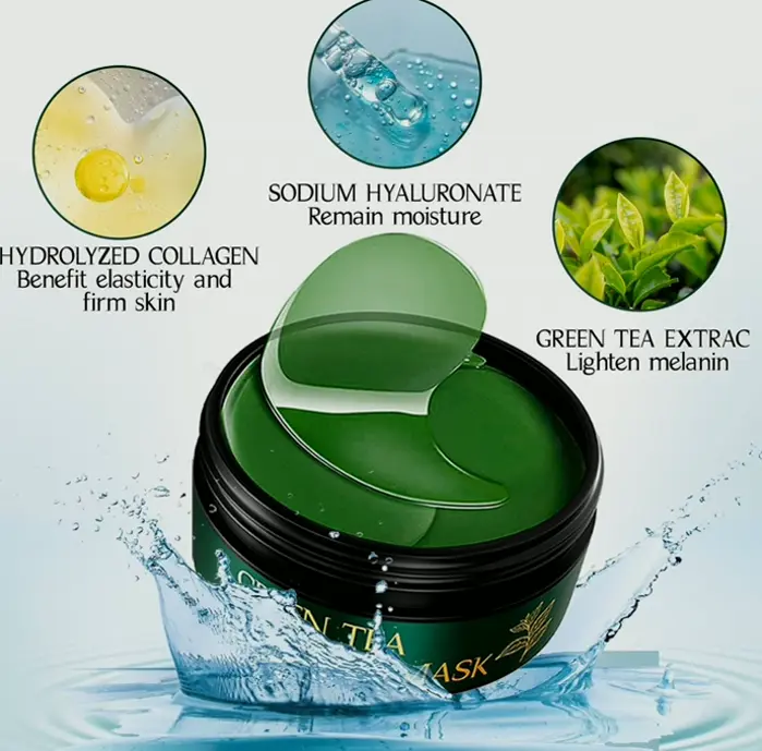 Tiepetly's Collagen Eye Mask, Green Tea Infused