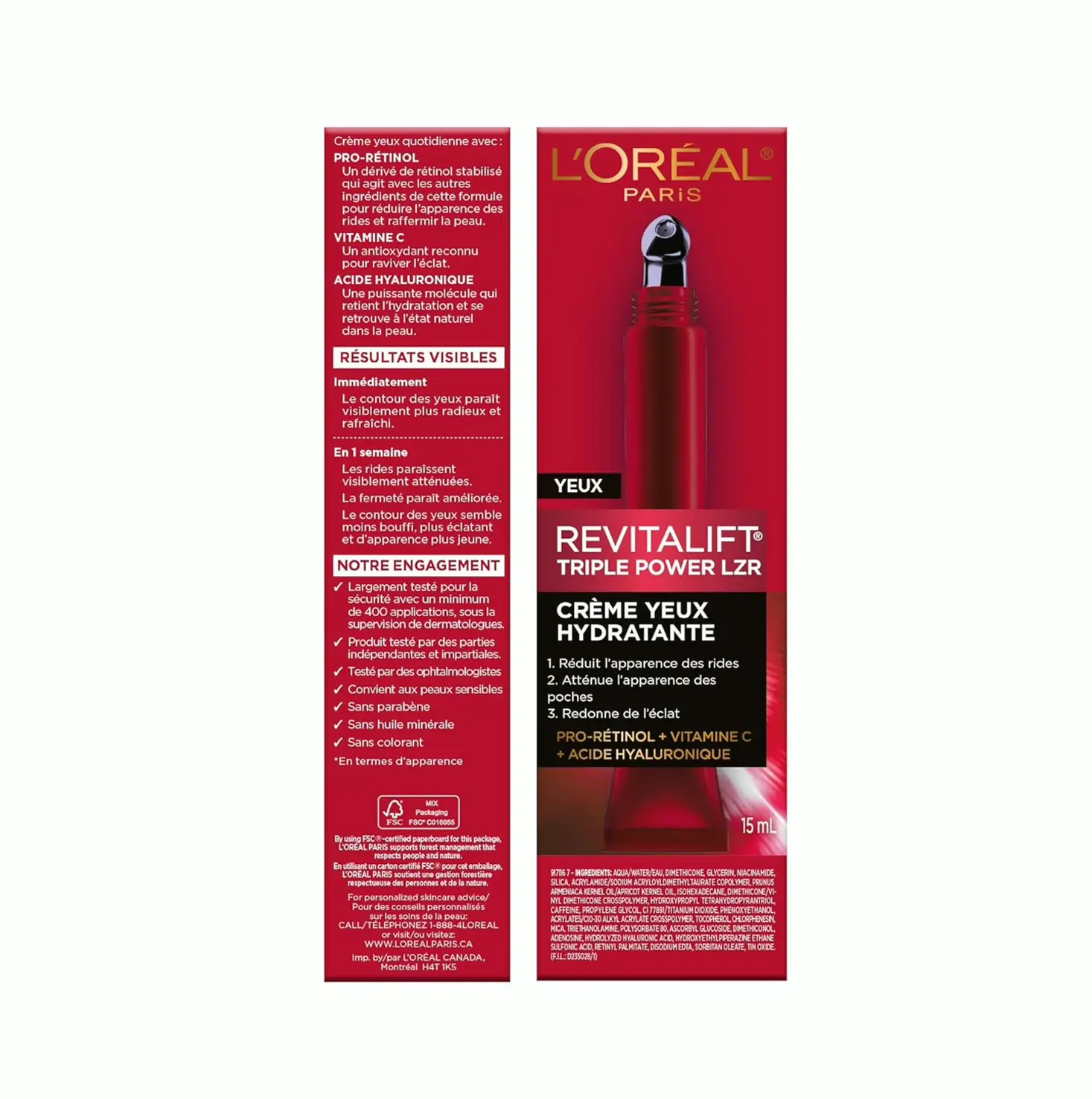 LOreal Paris Revive Tri Strength Anti-Age Eye Treatment, Half oz.