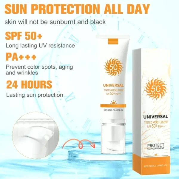 Colored Face Sunscreen SPF 50 Travel Size (2PCS)