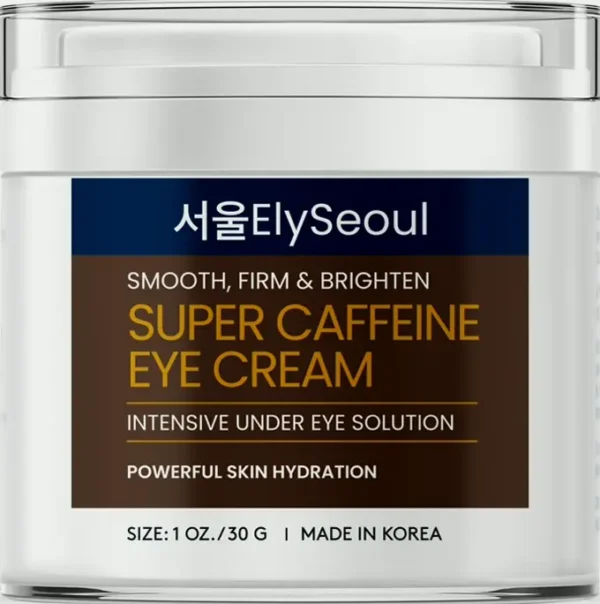 Super Caffeine Eye Cream: Wrinkle Treatment, Revitalizes Under Eyes