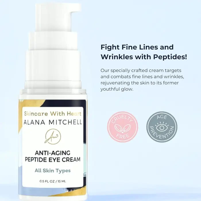 Age-Defying Peptide-Based Under Eye Cream — Hydrated & Firmed Skin 0.5 oz