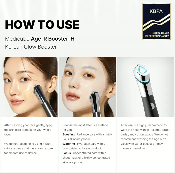 Korean Skincare Gadget - Medicube Age-R Booster H
