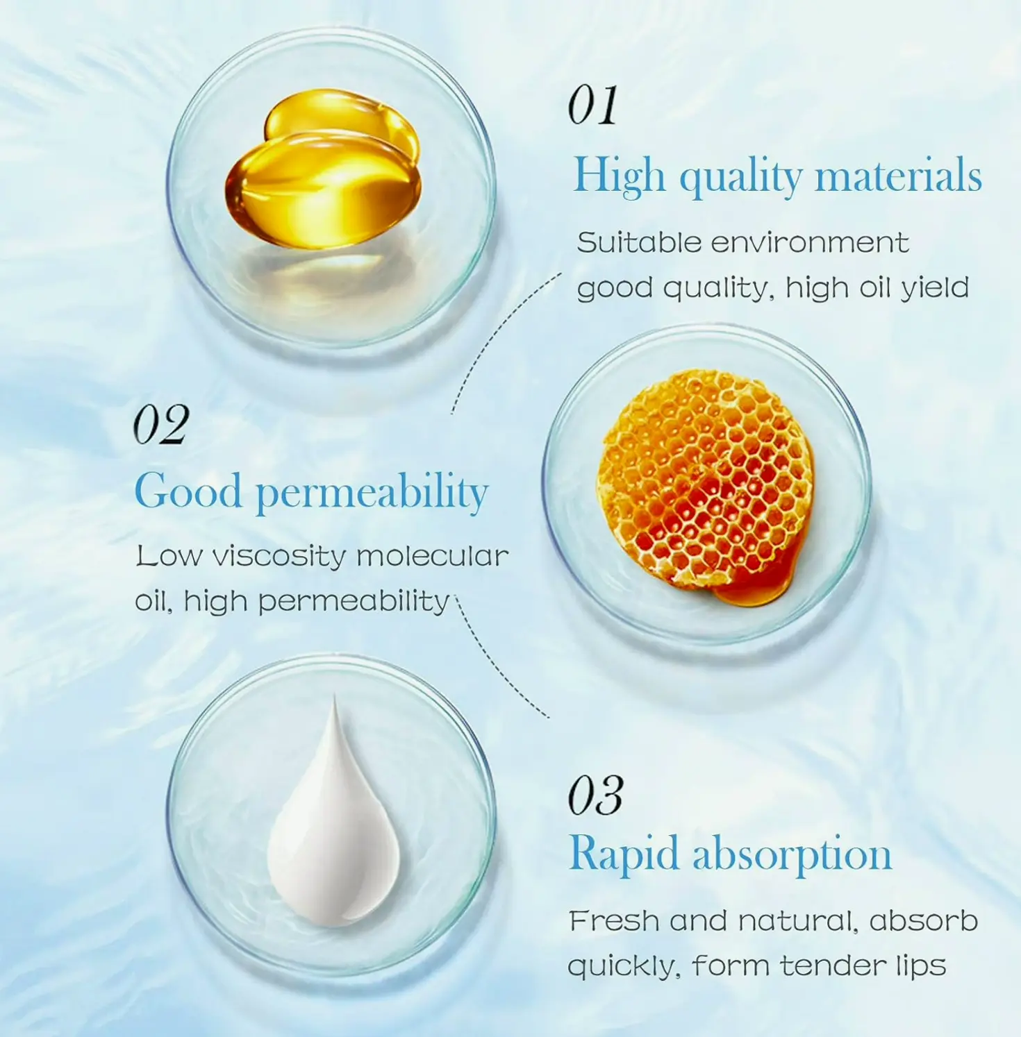 Jakuva 30PCS Collagen Lip Masks