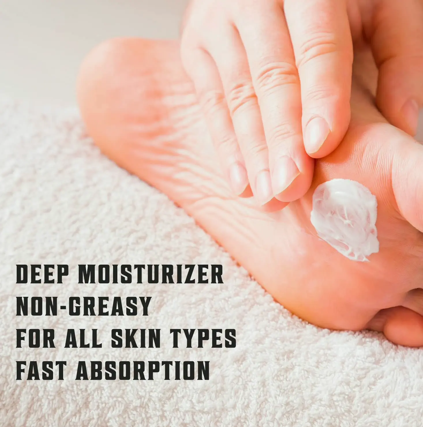 Tea Tree Foot Balm for Cracked Heels Featuring Aloe Vera (8oz)
