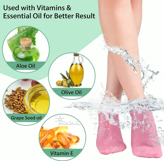 Gel Hydrating Socks for Dry Feet - Noverlife