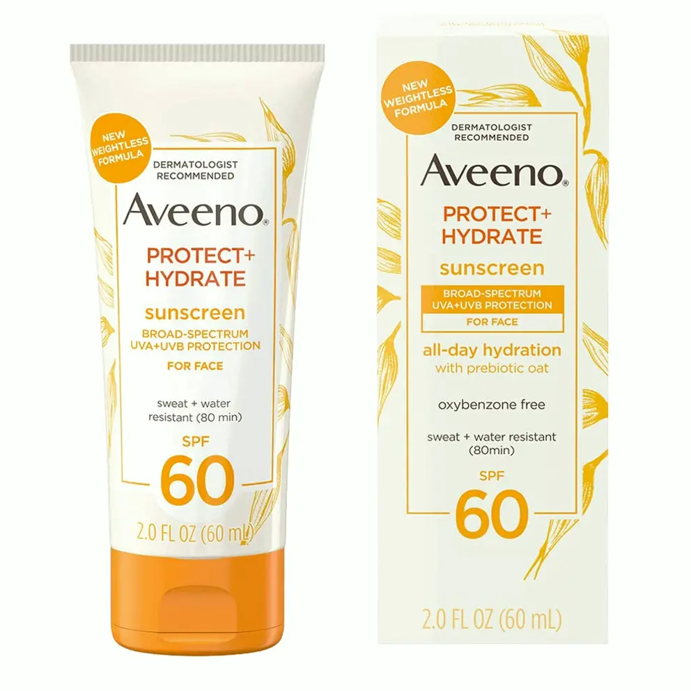 Aveeno Protect + Hydrate SPF 60 Moisturizing Sunscreen 2.0oz
