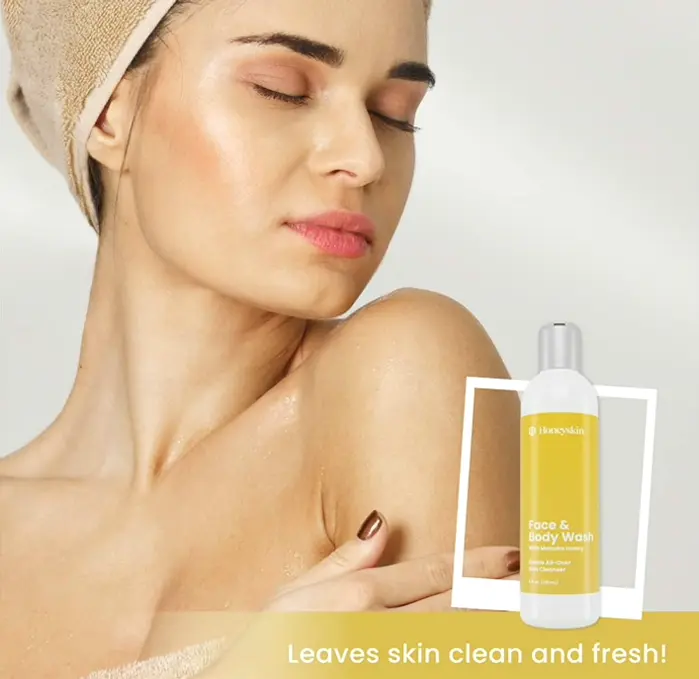 Facial & Body Cleanser featuring Manuka Honey for Acne and Sensitive Type