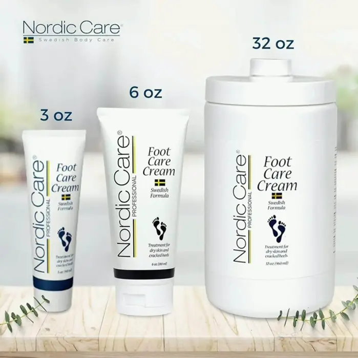 Scandinavian Care Foot Cream, 6 oz for Dry Skin