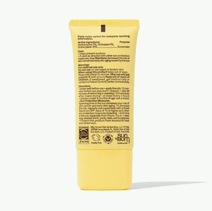 Sun Bum Glow SPF 30 Face Lotion, 2 ounces