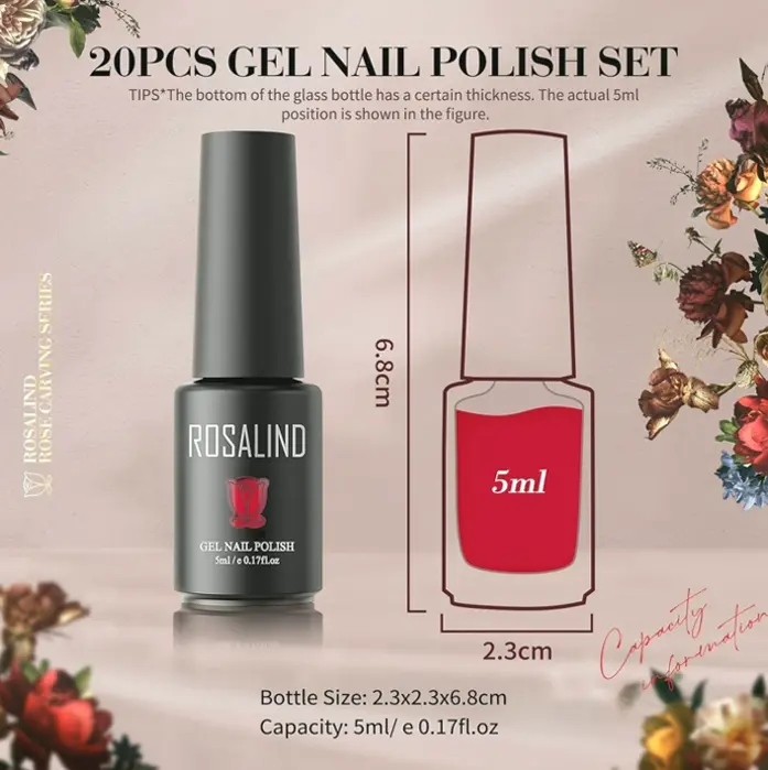 Twenty PCS Nude Gel Varnish Set