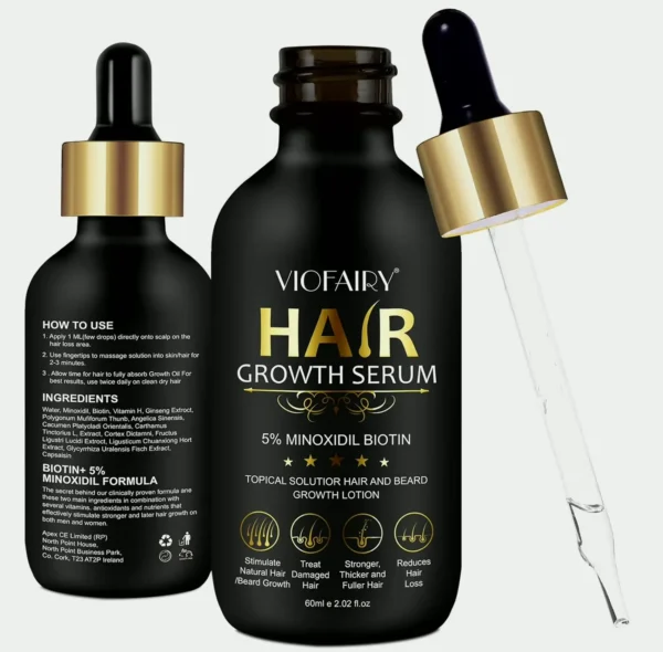 Hair Growth Serum with 5% Minoxidil for Women