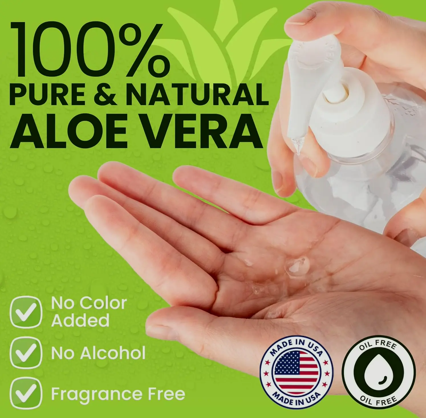 Organic Aloe Vera by Honeyskin - Hydration & Sunburn Care