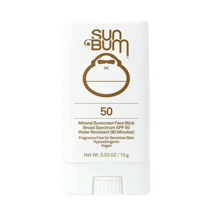 Natural SPF 50 Face Sunblock, Vegan, .45 oz