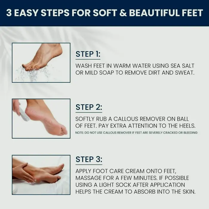 Scandinavian Care Foot Cream, 6 oz for Dry Skin