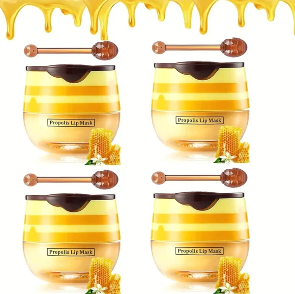 4Pcss Bee Lip Balm Kit