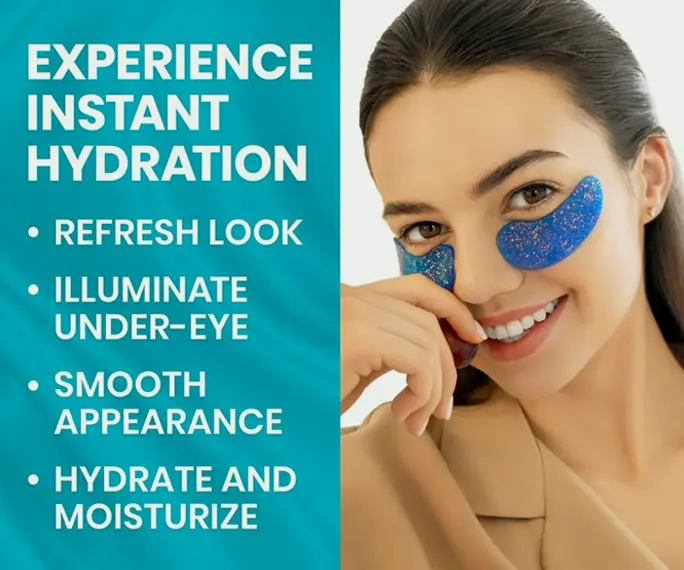 Collagen Eye Patches for Puffy Eyes with Vitamin C
