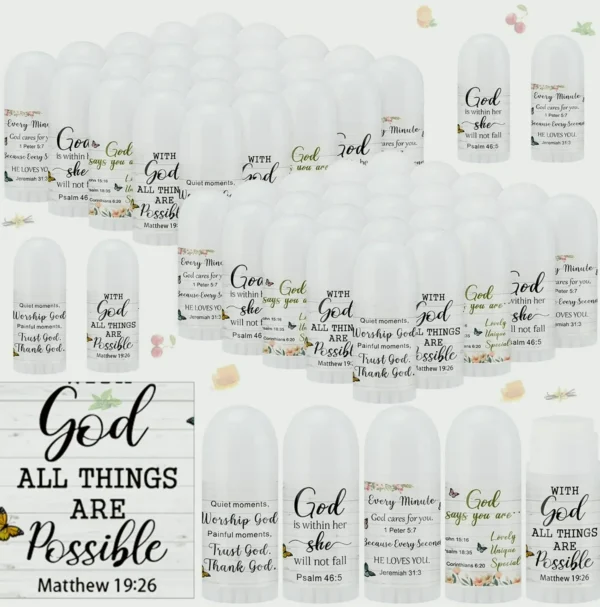 Faith-Based Lip Care Set - Moisturizer for Dry Lips