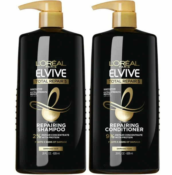 L'Oreal Elvive Total Repair 5 Shampoo & Conditioner Set