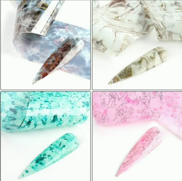 Marble Nail Decals, Marble Nail Polish Film