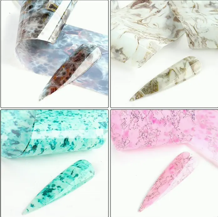 Marble Nail Decals, Marble Nail Polish Film