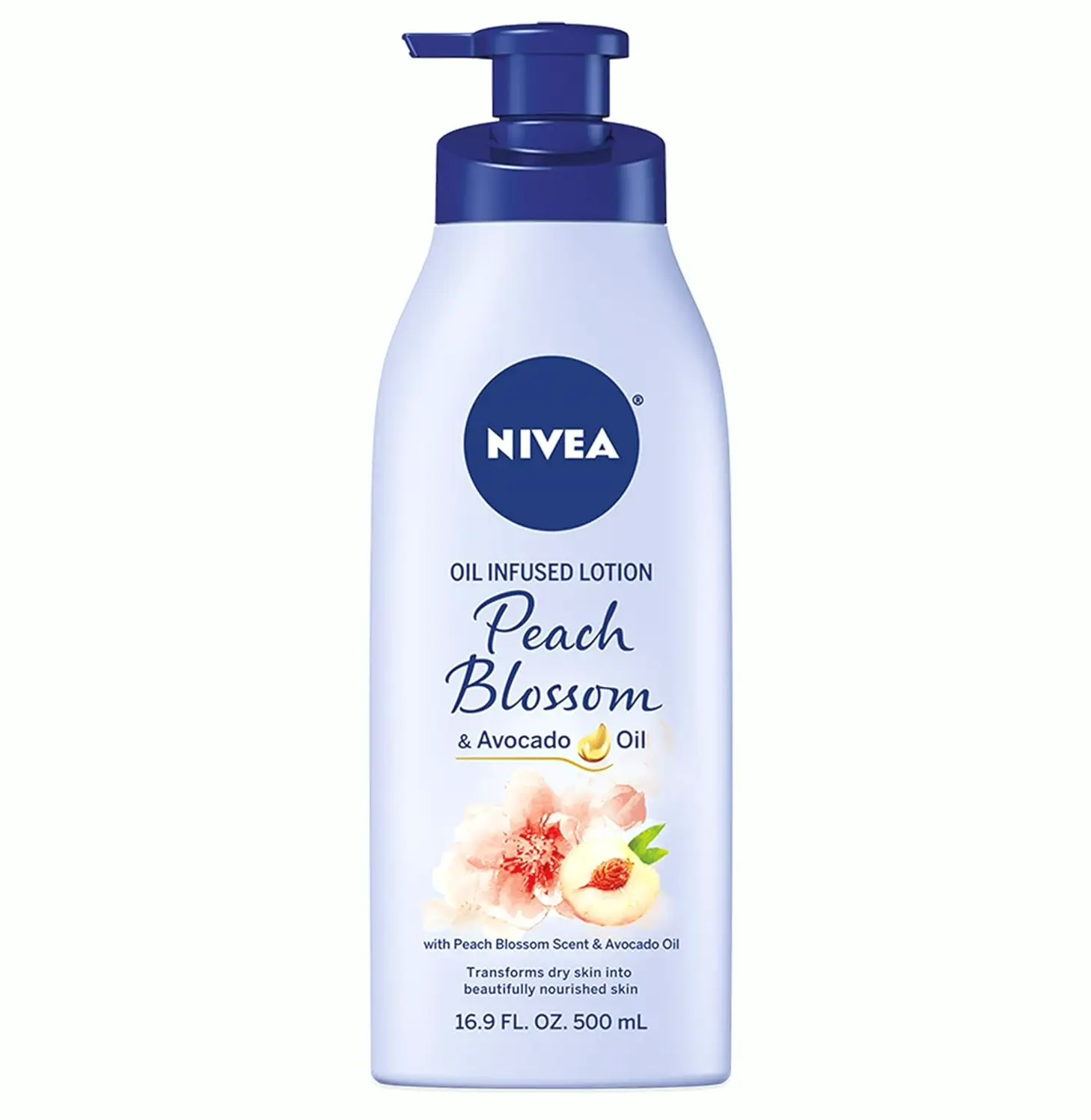 NIVEA Peach Oil Body Lotion, 16.9 Fl. Oz