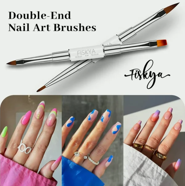 Nail Tools Set Dual-end Acrylic Brushes
