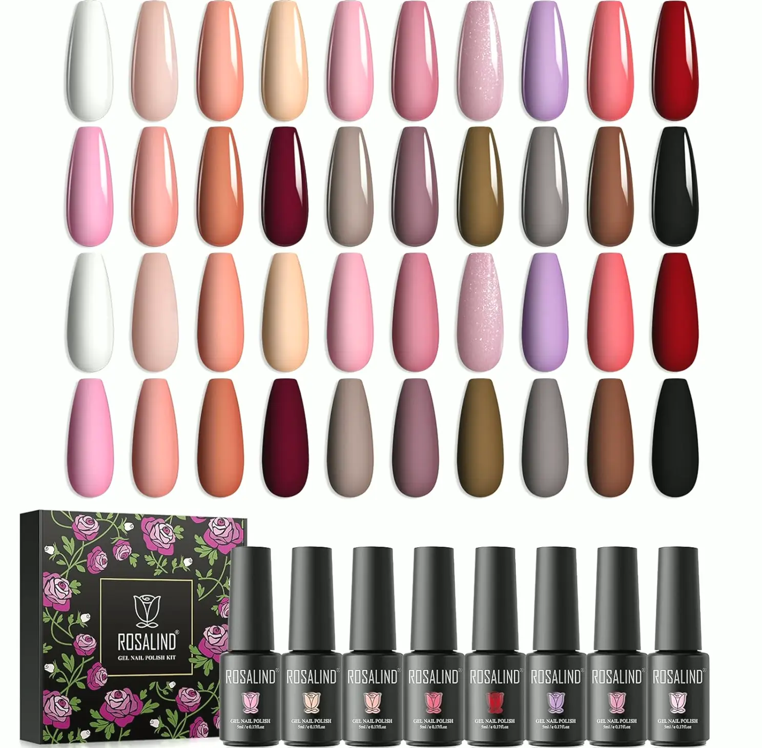 Twenty PCS Nude Gel Varnish Set
