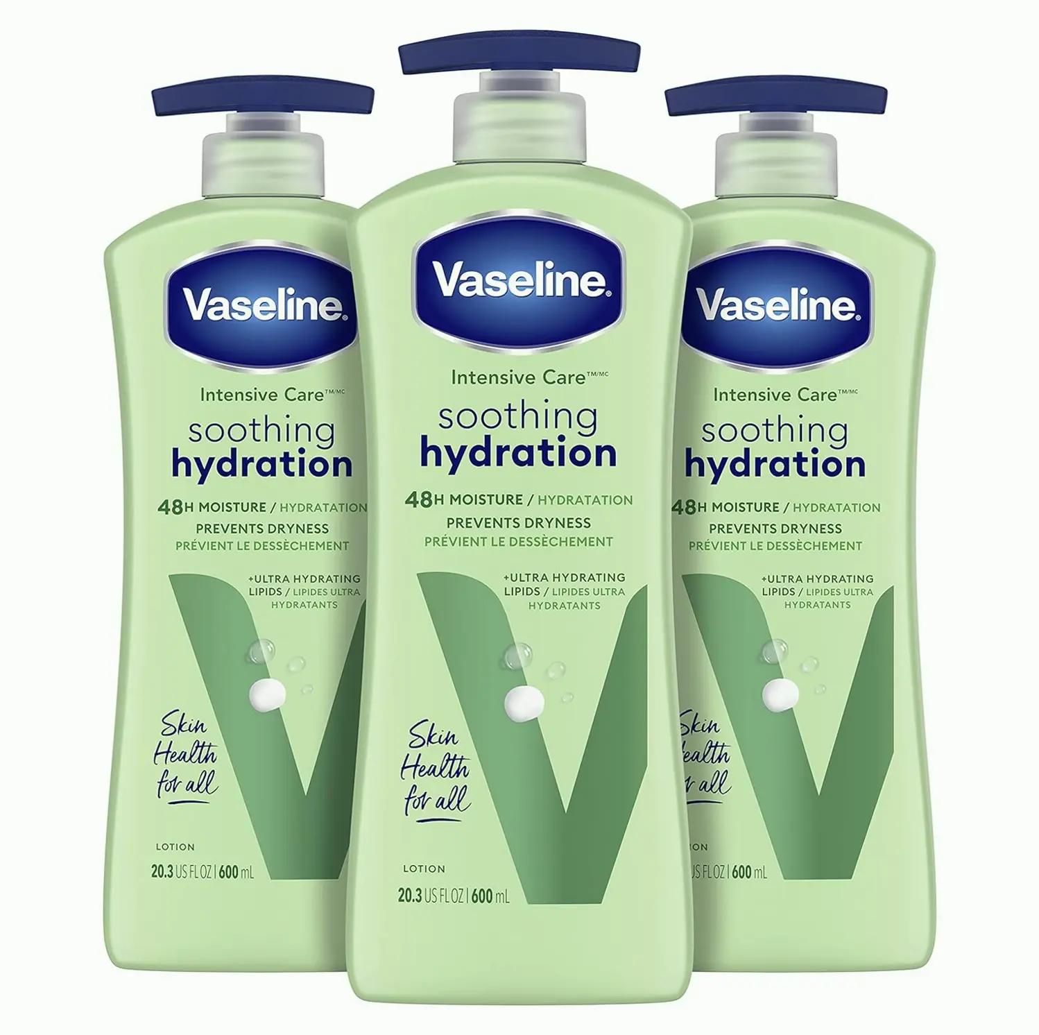 Vaseline's Intensive Care Hydration Body Lotion with Aloe Vera (20.3 oz, Set of 3)