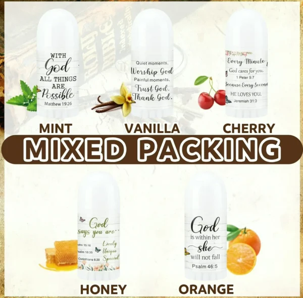 Faith-Based Lip Care Set - Moisturizer for Dry Lips