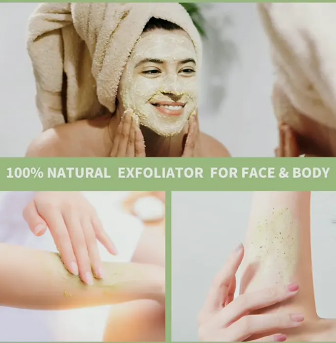 Face Scrub with Aloe Vera for Radiance