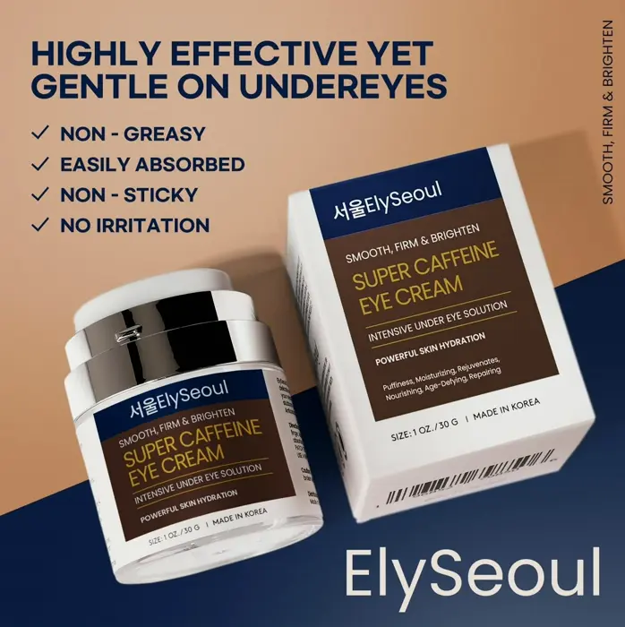 Super Caffeine Eye Cream: Wrinkle Treatment, Revitalizes Under Eyes