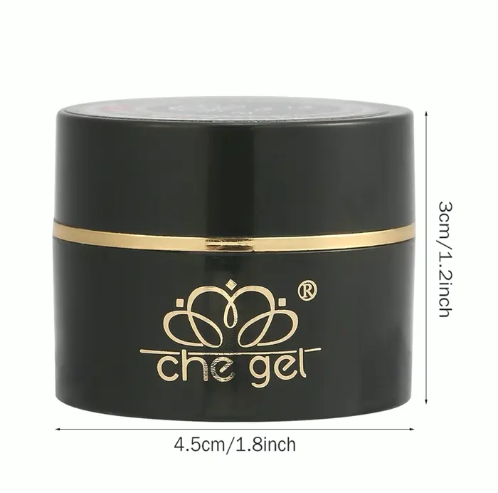 Manicure Gel Glue for Gems, Clear Finish