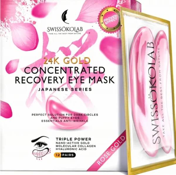 SWISSÖKOLAB 24k Gold Eye Mask for Dark Circles