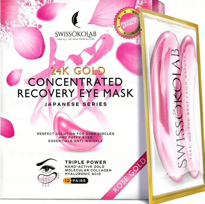 SWISSĂ–KOLAB 24k Gold Eye Mask for Dark Circles
