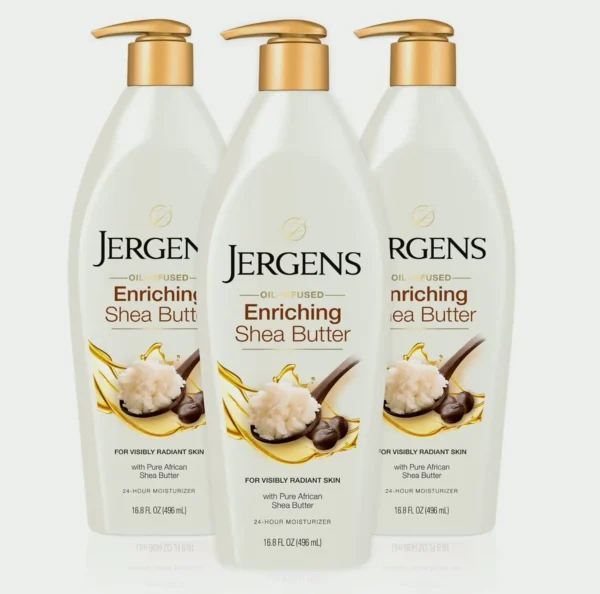 Jergens Karite Butter Lotion 16.8 oz, Pack of 3