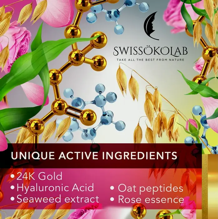 SWISSÖKOLAB 24k Gold Eye Mask for Dark Circles