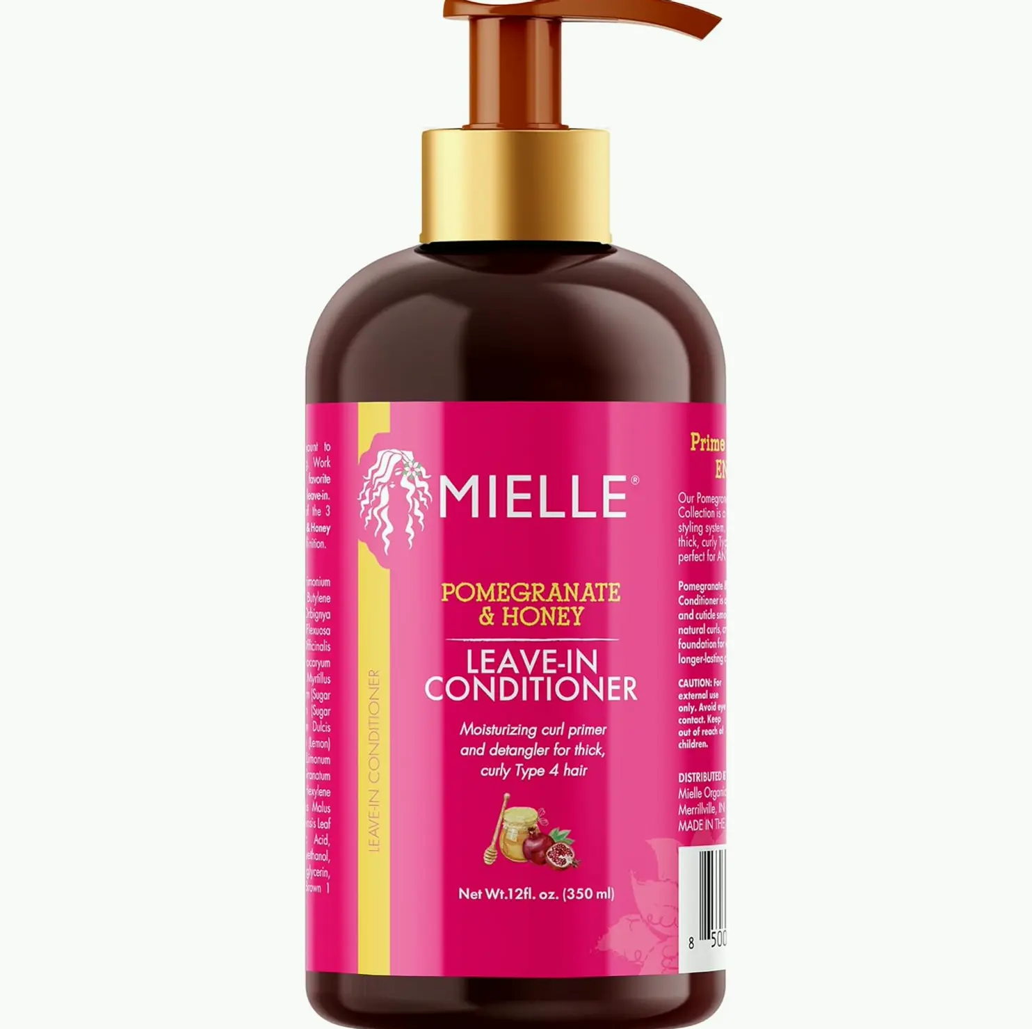 Organic Pomegranate Conditioner, Detangler for Curly, 12-oz