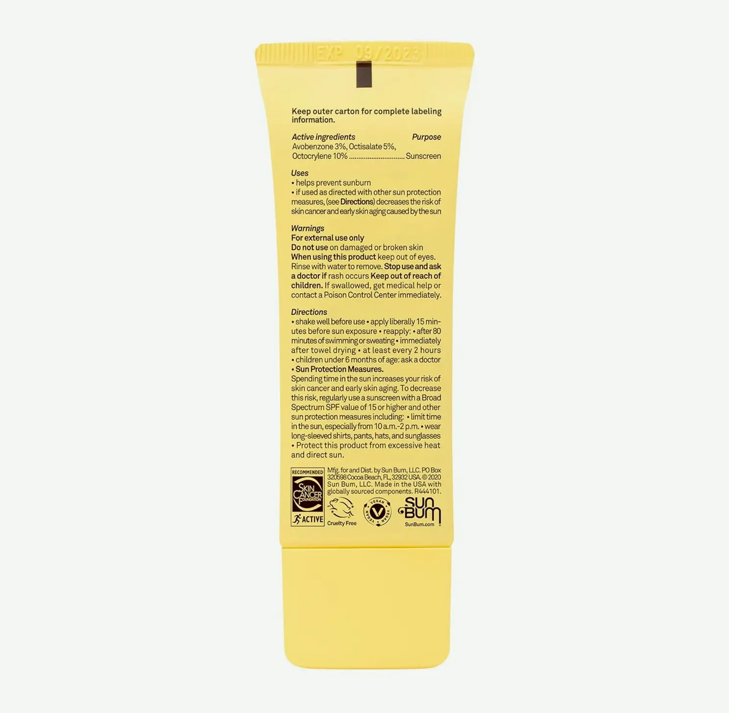 Sun Bum Glow SPF 30 Face Lotion, 2 ounces