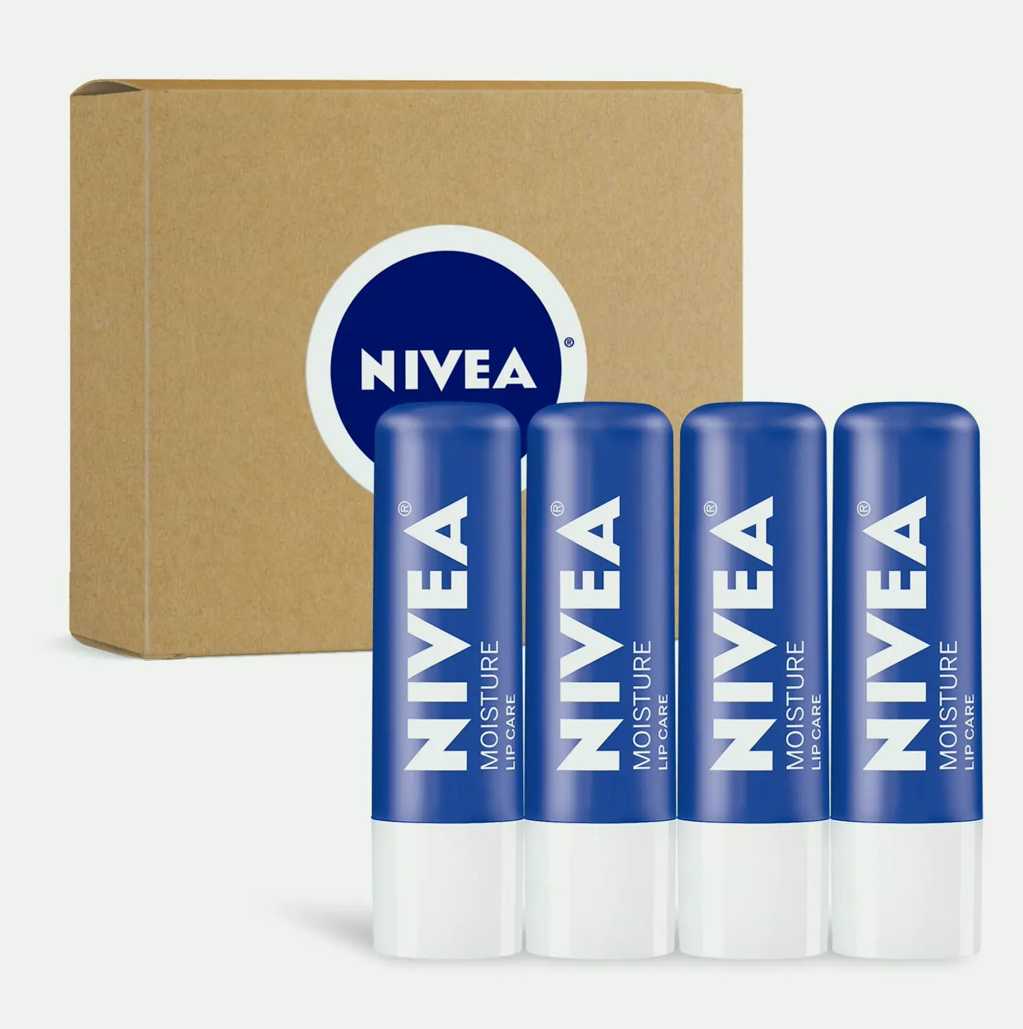 NIVEA Balm Stick with Jojoba Oil, Set of 4