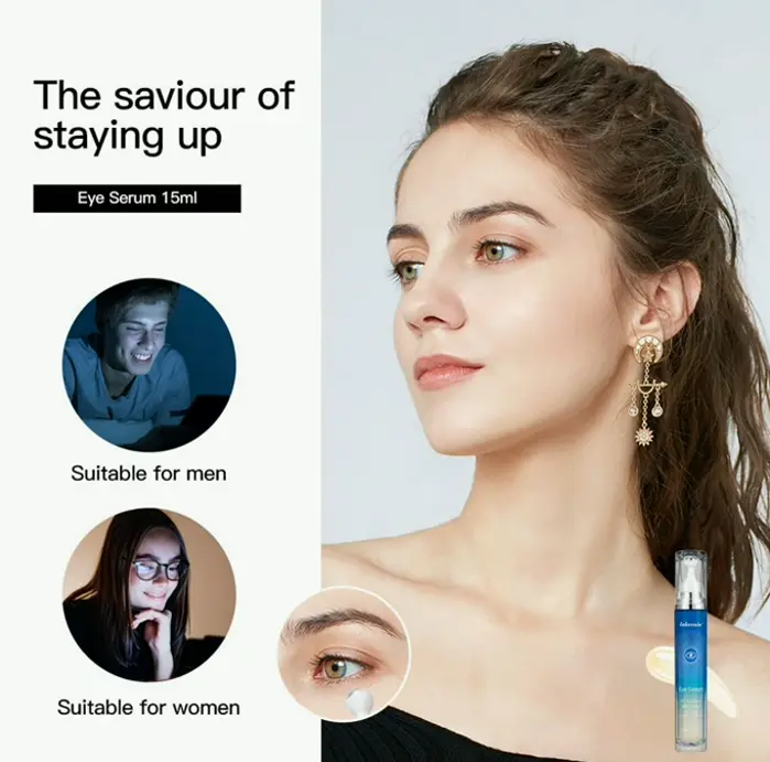 5% Coffee-Infused Eye Serum with Massage Ball