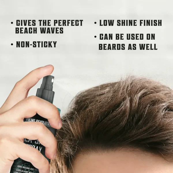 Norse Retort Sea Salt Spray for Men's Hair - Kelp & Aloe 8 oz