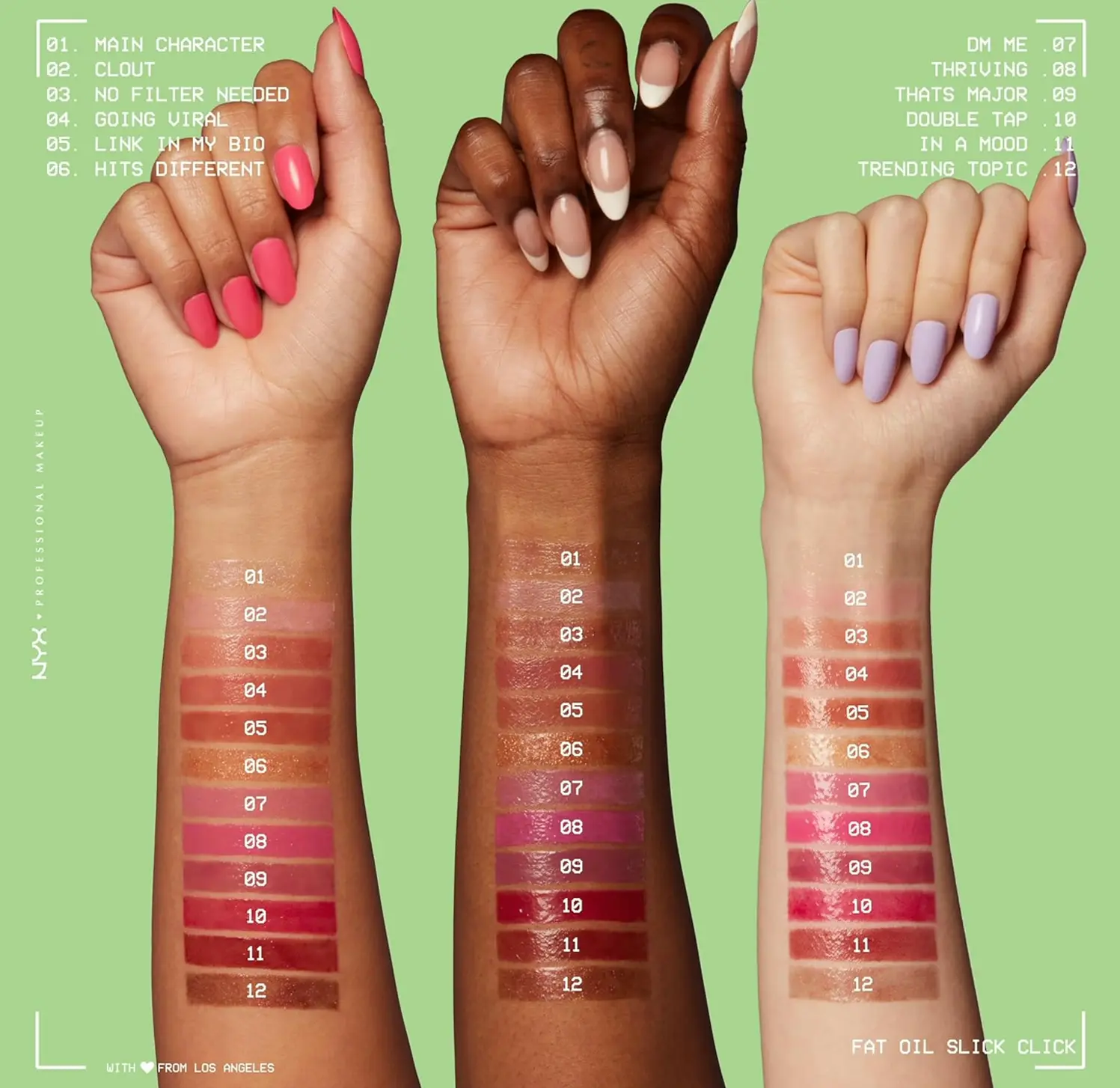 NYX's Fat Oil Slick Click, Featherweight, Tinted Vegan Lip Balm