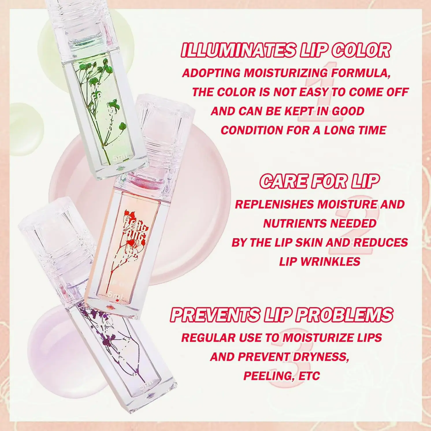 Six-Item Luscious Gloss Collection, Hydrating Clear Lip Shine Treatment