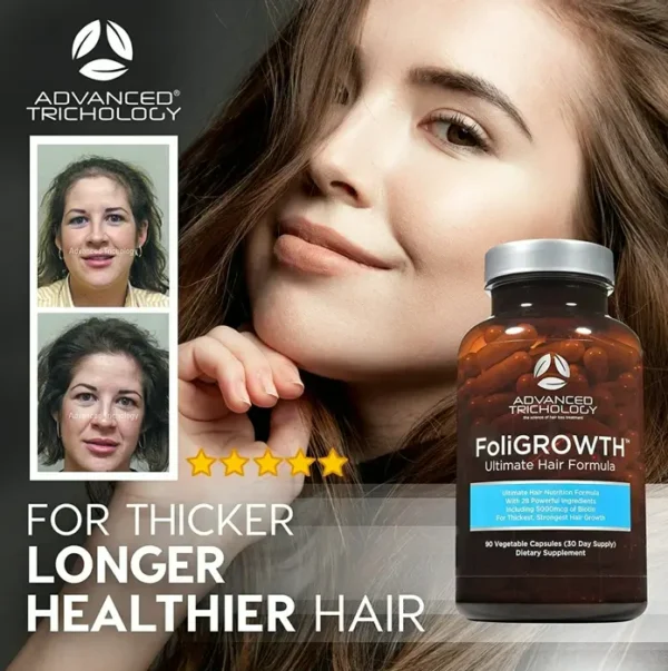 Premium Trichology FoliGROWTH Capsules for Fuller Locks